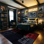 Batman Grey Textured Bat Logo Area Rug - Soft Non-Slip Bedroom & Playroom Decor for Kids & Fans, Official DC Comics Merch - Image 3