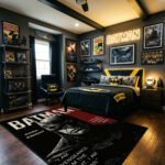 Batman Dark Knight Quote Area Rug - Detective Comics Vengeance Design, Cinematic Hero Decor for Bedroom, Gaming Lair & Office - Image 3