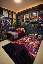 Avengers Infinity Battle Rug – Epic Marvel Superhero Team Rug for Kids Room - Image 3