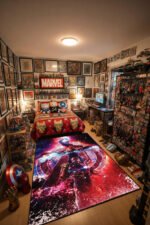 Avengers: Endgame Inspired Cosmic Avengers Rug – Epic Superhero Battle Art Area Rug - Image 2