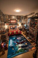 The Avengers Action Scene Rug – Epic Superhero Battle Area Rug for Kids Room - Image 2