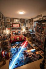 Captain America: Civil War Superhero Battle Rug – Epic Marvel Action Scene Area Rug - Image 2