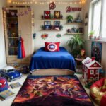 Avengers Infinity Battle Rug – Epic Marvel Superhero Team Rug for Kids Room