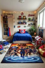 Avengers: Endgame Battle Charge Rug – Epic Avengers Superhero Team Area Rug