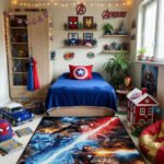 Captain America: Civil War Superhero Battle Rug – Epic Marvel Action Scene Area Rug