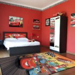 Disney Cars Lightning McQueen & Friends Area Rug, Racing Desert Scene, Soft Non-Slip Bedroom Playroom Decor for Boys - Image 2