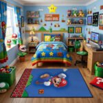Super Mario 3D Printed Area Rug - Soft Large Gaming Carpet with Anti-Slip Backing - Image 3