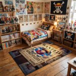 One Piece Luffy 3D Wanted Poster Area Rug - 3 Billion Bounty Design, Modern Anime Bedroom & Gaming Room Decor, Soft Non-Slip Floor Mat - Image 3