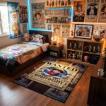 One Piece Luffy 3D Wanted Poster Area Rug - 3 Billion Bounty Design, Modern Anime Bedroom & Gaming Room Decor, Soft Non-Slip Floor Mat - Image 2