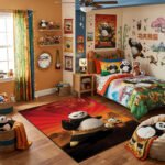 Kung Fu Panda Po & Shifu vs Tai Lung Area Rug - Epic Rivalry Legacy Design, Modern Kids Bedroom & Dojo Decor, Soft Non-Slip Floor Mat - Image 2