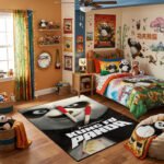 Kung Fu Panda Po Eating Dumpling Area Rug - Iconic Chopstick Scene, Modern Kids Bedroom & Kitchen Decor, Soft Non-Slip Floor Mat - Image 2