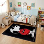 Snoopy Supreme Box Logo Hypebeast Area Rug - Classic Beagle Chill Design, Modern Bedroom & Gaming Room Decor, Soft Non-Slip Floor Mat - Image 3
